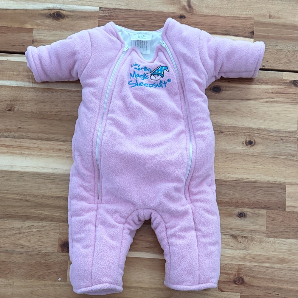Pink Magic Sleepsuit Footed One-Piece for Babies